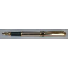 Picture of Tombow Modena Majestic Silver Fountain Pen Fine Nib