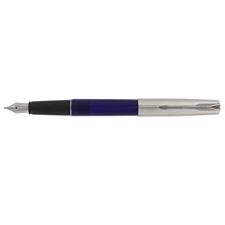 Picture of Parker Frontier Translucent Blue Fountain Pen Medium Nib