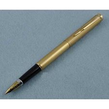 Picture of Wing Sung 234 Gold Plated Fountain Pen Medium Nib