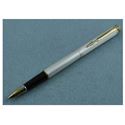 Picture of Wing Sung 234 Champagne Silver Gold Trim Fountain Pen Medium Nib