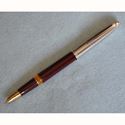 Picture of Wing Sung 233 Burgundy and Chrome Plated Fountain Pen Medium Nib