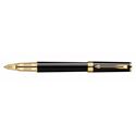 Picture of Parker Ingenuity 5Th Technology Black Lacquer Gold Trim Large Medium Point Pen
