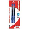 Picture of Pentel Quicker Clicker Two Blue 0.7 Pencils Blister Packed