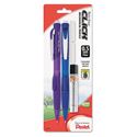 Picture of Pentel Twist Erase Click Red & Blue 0.5 Pencils With Lead And Erasers Blister Packed