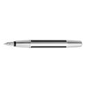 Picture of Pelikan Pura Black Silver Fountain Pen Fine Nib