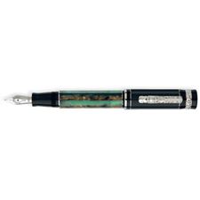 Picture of Delta Hawall Kanaka Maoli Limited Edition Green Rhodium Fountain Pen Fine Nib