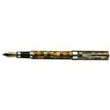 Picture of Conklin Stylograph Mosaic Brown Grey Fountain Pen Fine Nib