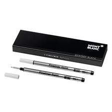 Picture of Montblanc Mystery Black Fineliner Refills 2 Per Pack