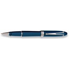 Picture of Aurora Ipsilon Deluxe Blue with Chrome Trim Rollerball Pen