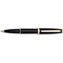 Picture of Aurora Style Resin Black Pepper Gold Trim Rollerball Pen