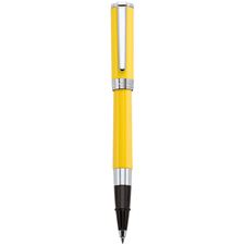 Picture of Aurora TU Yellow Resin Chrome Trim Rollerball Pen