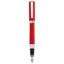 Picture of Aurora TU Red Resin Chrome Trim Fine Nib Fountain Pen
