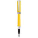 Picture of Aurora TU Yellow Resin Chrome Trim Fine Nib Fountain Pen