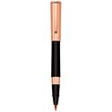 Picture of Aurora TU Black Resin Pink Gold Cap Rollerball Pen