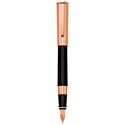 Picture of Aurora TU Black Resin Pink Gold Cap Extra Fine Nib Fountain Pen