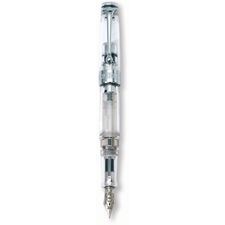 Picture of Aurora Limited Edition Optima Demonstrator Chrome Trim Fountain Pen