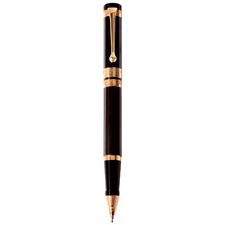 Picture of Aurora Limited Edition Palladio Black Laquer Pink Gold Plated Trim Rollerball
