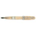 Picture of Monteverde Napa Ivory Fountain Pen Stub Nib