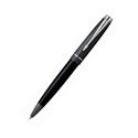 Picture of Parker 100 Cobalt Black Silver Trim Ballpoint Pen