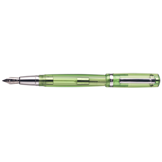 Monteverde Artista Crystal Lime Green Fountain Pen Medium NibMontgomery Pens Fountain Pen Store