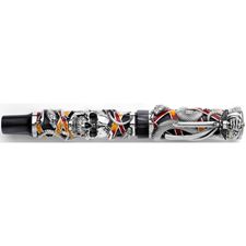 Picture of Montegrappa Limited Edition Choas Silver Fountain Pen Medium Nib