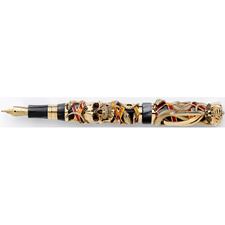 Picture of Montegrappa Limited Edition Choas 18K Gold Fountain Pen Broad Nib