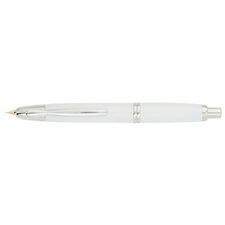 Picture of Namiki Vanishing Point White Fountain Pen Medium Nib