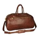 Picture of Aston Leather Ballistic Gym Brown Bag