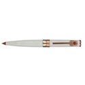 Picture of Delta Momo Tork White Resin With Rose Gold Trim Ballpoint Pen