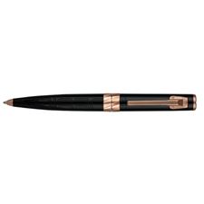 Picture of Delta MomoTork  Black  Resin With Rose Gold Trim Ballpoint Pen