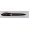 Picture of Visconti Michelangelo Black Rose Gold Trim Rollerball Pen