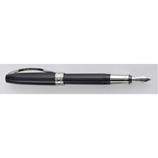 Picture of Visconti Michelangelo Blue Black Palladium Trim Fountain Pen Broad Nib