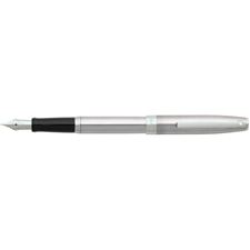 Picture of Sheaffer Sigaris Brushed Chrome With Silver Trim Fountain Pen Fine Nib