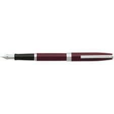 Picture of Sheaffer Sigaris Gloss Wine With Silver Trim Fountain Pen Medium Nib