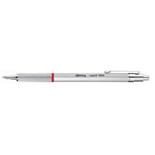Picture of Rotring Rapid Pro Silver Knurled Grip Ballpoint Pen