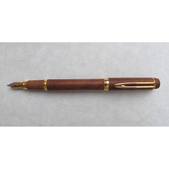 Marukata - Cedarwood Fountain Pen - Wancher Pen