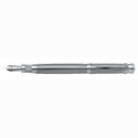 Picture of X Pen Noble Barly Patten Engraving With shiny Chrome Fountain Pen