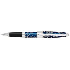 Picture of Cross Year Of The Snake Blue Fountain Pen Medium Nib