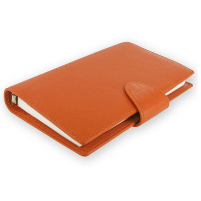 Filofax Calipso Compact Burnt Orange Organizer-Montgomery Pens