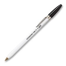 Picture of Bic AF11 Accountant Fine Point Ballpoint Pen with Metal Clip