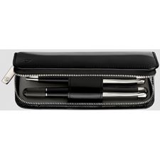 Picture of Pelikan Patent Leather Pen Case Two Pen Black