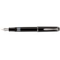 Picture of Pelikan Tradition Series M205 Black Silver Fountain Pen Broad Nib