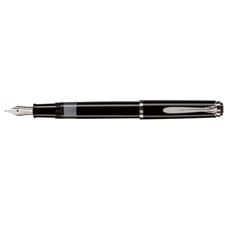Picture of Pelikan Tradition Series M205 Black Silver Fountain Pen Extra Fine Nib