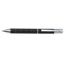 Picture of X Pen Silhouette Matt Black Cap Barrel With Silver Grids Ballpoint Pen
