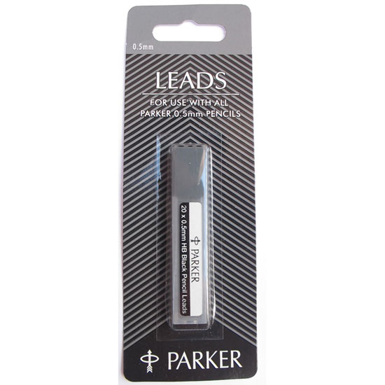 20 Pieces Parker Lead Pencil Refills HB 0.5mm