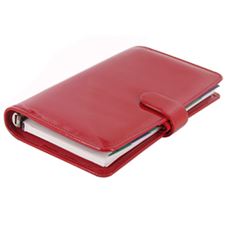 Picture of Filofax Compact Patent Red Organizer