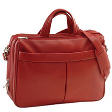 Picture of Royce Red Boston Leather LapTop Briefcase