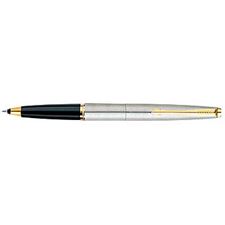 Picture of Parker 45 Chrome Gold Trim Flat Top Rollerball Pen