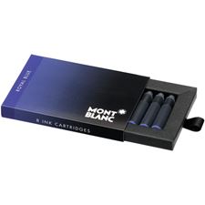 Picture of Montblanc Royal Blue Fountain Pen Ink Cartridges 8 Per Pack