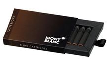 Picture of Montblanc Toffee Brown Fountain Pen Ink Cartridges 8 Per Pack